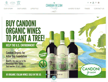 Tablet Screenshot of candonidezanwines.com